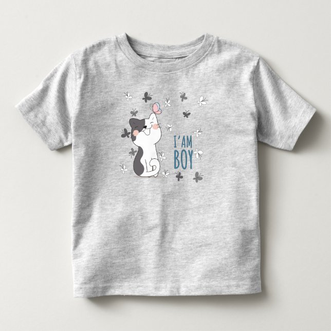 T-shirt Pour Les Tous Petits Je Suis Un Garçon (Devant)