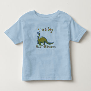 T-shirt Pour Les Tous Petits Je suis un grand brothersaurus solo