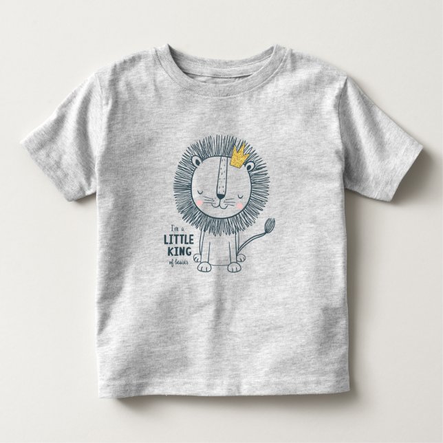 T-shirt Pour Les Tous Petits Je suis un petit roi (Devant)