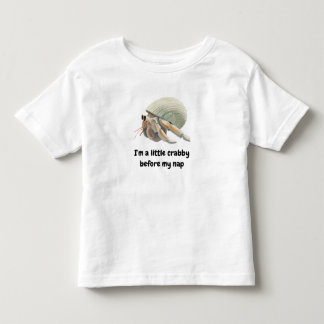 T-shirt Pour Les Tous Petits Je suis un peu crabe avant ma sieste