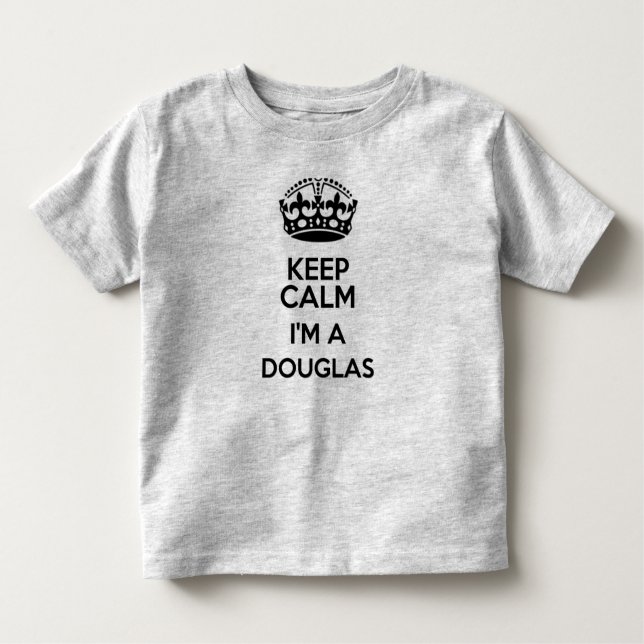 T-shirt Pour Les Tous Petits Je suis une Douglas ! (Devant)