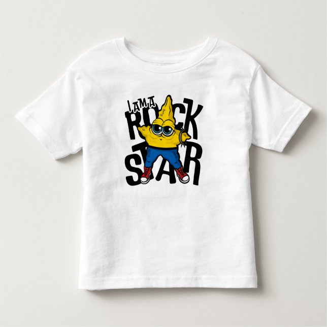T-shirt Pour Les Tous Petits Je suis une rock Star (Devant)