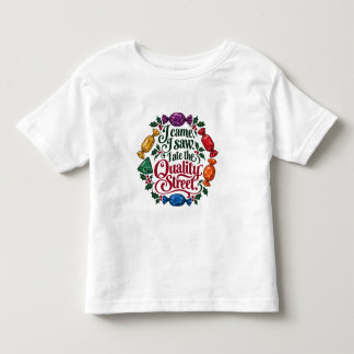T-shirt Pour Les Tous Petits Je suis venu, j'ai vu, j'ai mangé les Quality Stre