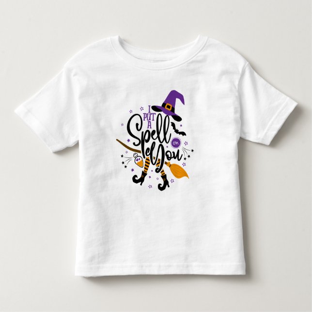 T-shirt Pour Les Tous Petits Je T'Ai Mis Un sort (Devant)
