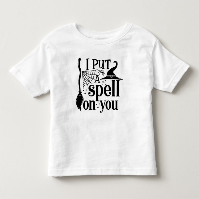 T-shirt Pour Les Tous Petits "Je T'Ai Mis Un sort" (Devant)