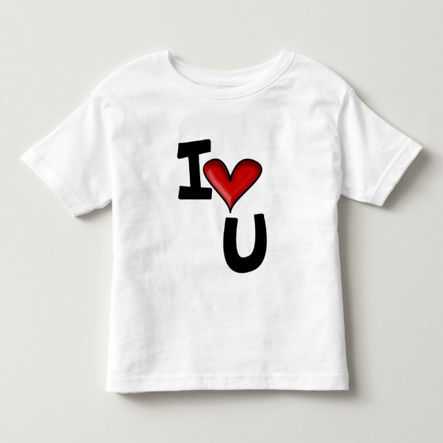 T-shirt Pour Les Tous Petits je t'aime (Devant)