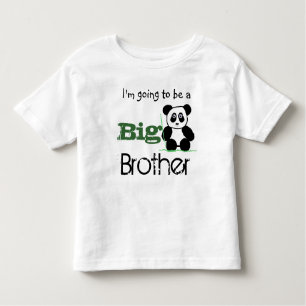 T-shirt Pour Les Tous Petits Je vais devenir un grand frère (panda) chemise