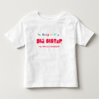 T-shirt Pour Les Tous Petits Je vais être une grande soeur !