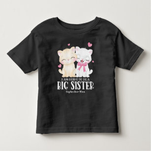 T-shirt Pour Les Tous Petits Je Vais Être Une Grande Soeur Faire-part Bébé