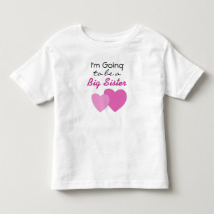 T-shirt Pour Les Tous Petits Je vais être une robe d'annonce de Grande Sœur