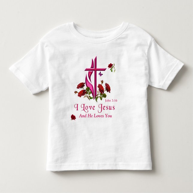 T-shirt Pour Les Tous Petits Jésus (Devant)