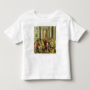 T-shirt Pour Les Tous Petits Jésus conduisant les négociants par le temple