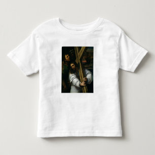 T-shirt Pour Les Tous Petits Jésus portant la croix, c.1535 (huile sur le