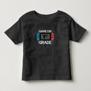 T-shirt Pour Les Tous Petits Jeu activé 1re année de primaire Funny Gamer retou