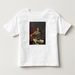 T-shirt Pour Les Tous Petits Jeune femme avec un Veena