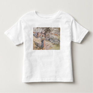 T-shirt Pour Les Tous Petits Jeune fille tissant, 1905