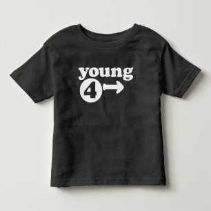 T-shirt Pour Les Tous Petits jeune pièce en t de l'anniversaire 4ever