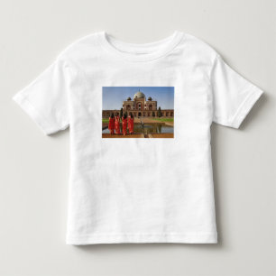 T-shirt Pour Les Tous Petits Jeunes Indiennes et tombeau d'Humayun, Delhi,