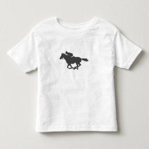 T-shirt Pour Les Tous Petits Jockey sur cheval Silhouette - Choisir la couleur