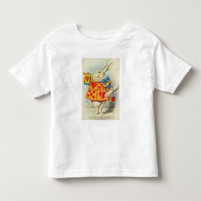 T-shirt Pour Les Tous Petits John Tenniel | Le lapin blanc (Devant)