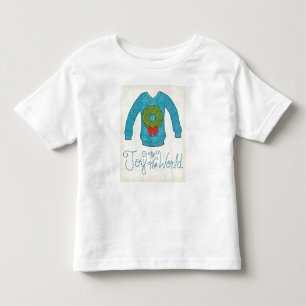 T-shirt Pour Les Tous Petits Joie d'Apple sauvage   au monde - chandail de Noë