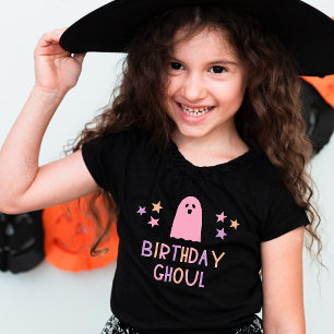 T-shirt Pour Les Tous Petits Joli anniversaire Ghoul Pastel Ghost Halloween