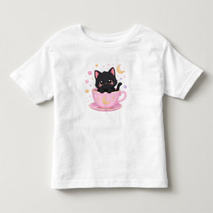 T-shirt Pour Les Tous Petits joli chaton dans une tasse