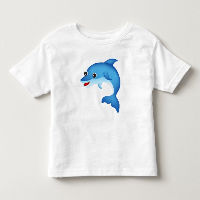 T-shirt Pour Les Tous Petits Joli dauphin (Devant)
