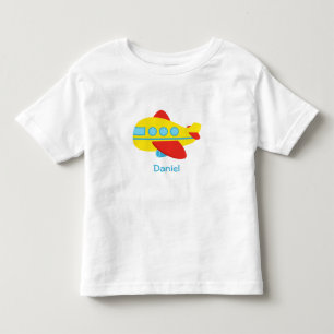 T-shirt Pour Les Tous Petits Joli et Coloré Avion de Ligne
