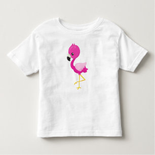 T-shirt Pour Les Tous Petits Joli Flamant rose, Petit Flamant rose, Flamant ros