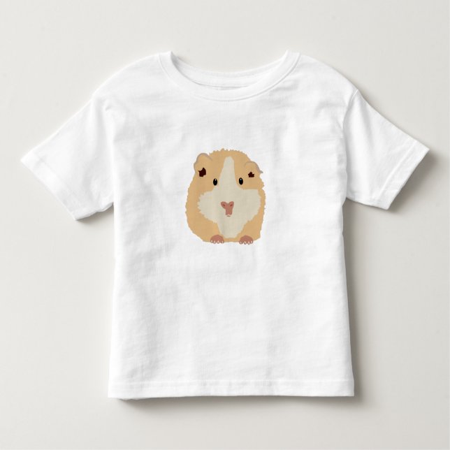 T-shirt Pour Les Tous Petits Joli hamster drôle Brown (Devant)