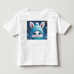 T-shirt Pour Les Tous Petits Joli lapin en caricature