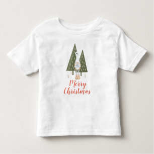 T-shirt Pour Les Tous Petits Joli Noël Gnome Bluebird