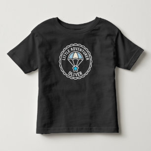T-shirt Pour Les Tous Petits Joli parachute et petite aventurière étoile