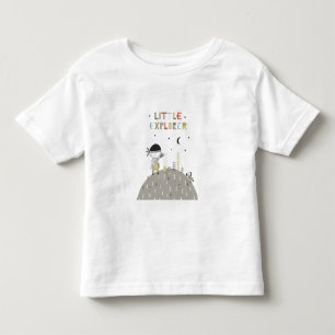 T-shirt Pour Les Tous Petits Joli petit explorateur scandinave