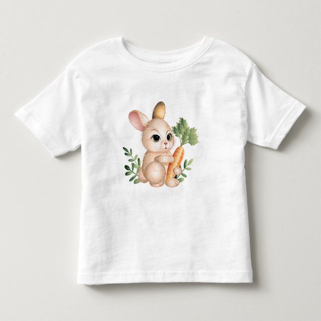 T-shirt Pour Les Tous Petits Joli petit lapin (Devant)