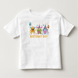 T-shirt Pour Les Tous Petits Joli Petit Monster Anniversaire Garçon