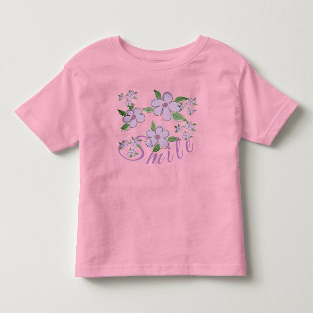 T-shirt Pour Les Tous Petits Joli sourire bébé Tee (Devant)