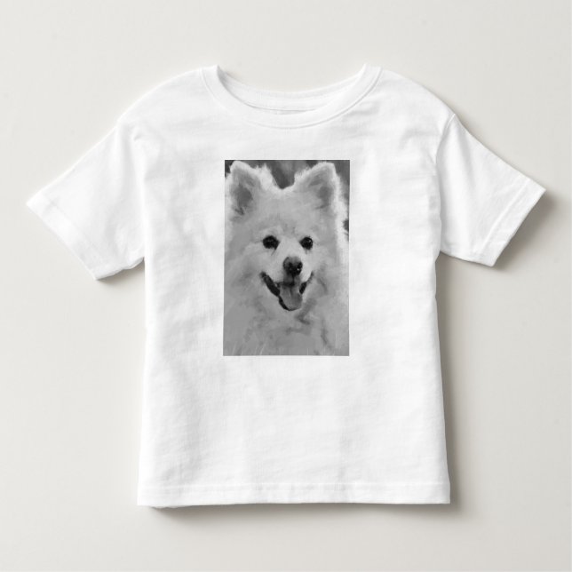 T-shirt Pour Les Tous Petits Joli Spitz japonais (Devant)