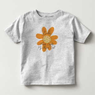 T-shirt Pour Les Tous Petits Joli Texte Personnalisé Fleuriste Positive Nom Per