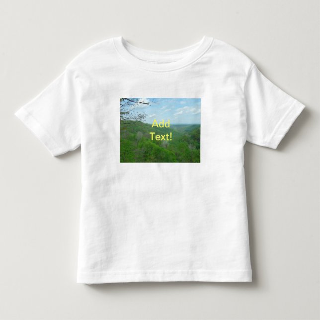 T-shirt Pour Les Tous Petits Joli Vue Appalachienne (Devant)
