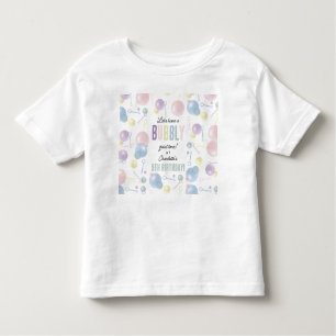 T-shirt Pour Les Tous Petits Jolie Bubble colorée Anniversaire de enfant Party