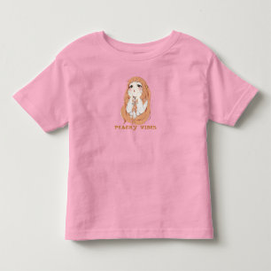T-shirt Pour Les Tous Petits Jolie Fille Anime Kawaii Douce Chemise Cheveux Ros