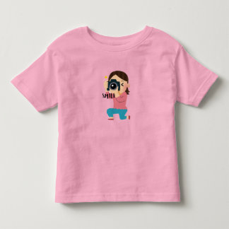T-shirt Pour Les Tous Petits Jolie Fille avec Appareil Photo – Photographe de D