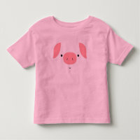 Jolie fille d'anniversaire rose Piggy