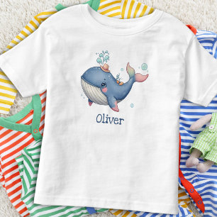 T-shirt Pour Les Tous Petits Jolie petite baleine mignonne et originale