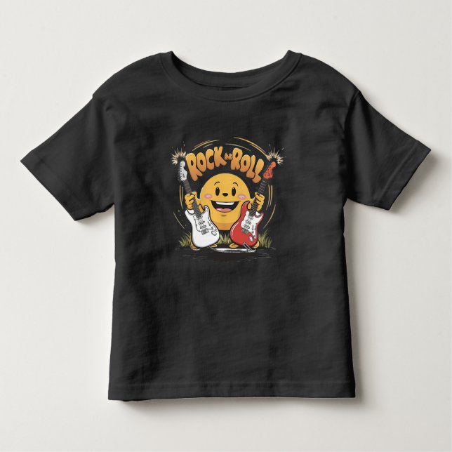 T-shirt Pour Les Tous Petits Jongleur musical rock et roll (Devant)
