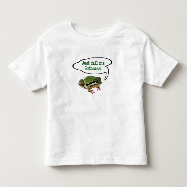 T-shirt Pour Les Tous Petits Jote Custom Frog Princess Photo (Devant)