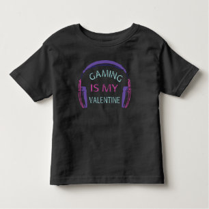 T-shirt Pour Les Tous Petits Jouer est ma Saint Valentin