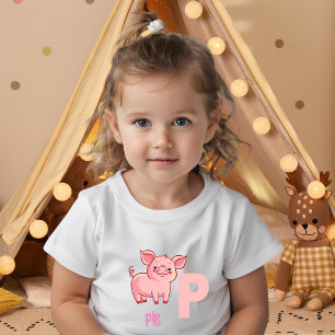 T-shirt Pour Les Tous Petits Jouer Tee de Piggy pour Tots